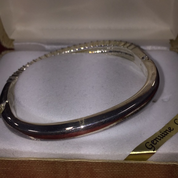 Crystals Bangle Hinged Bracelets Jennifer Moore - Picture 8 of 8